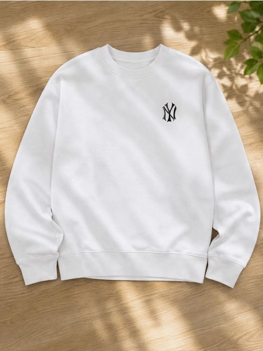 Ayollar uchun monogramma printli oversayz svitshot, bahor va kuzga mos