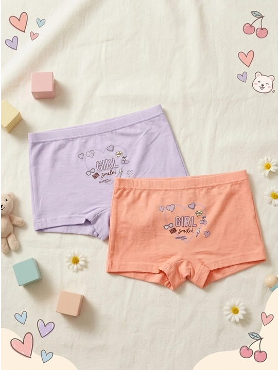 Трусики хлопковые детские для девочек, L (2-4 года) и XL (5-7 лет) - 