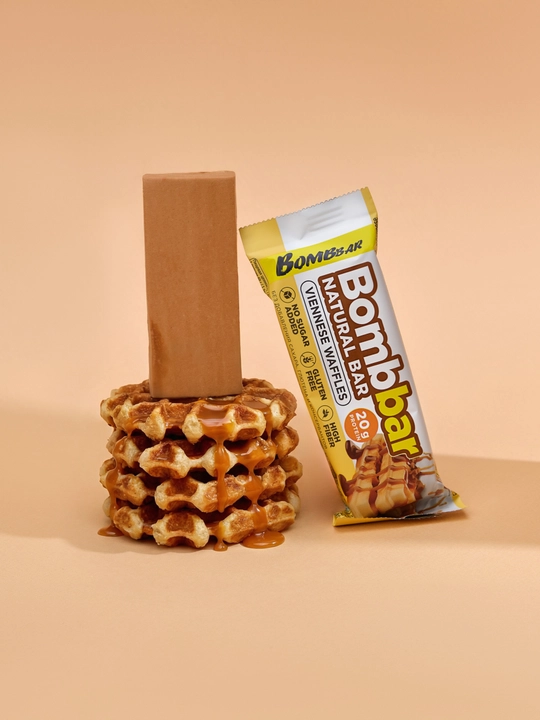 Shakarsiz protein batonchalari Bombbar, 12 dona х 60 g