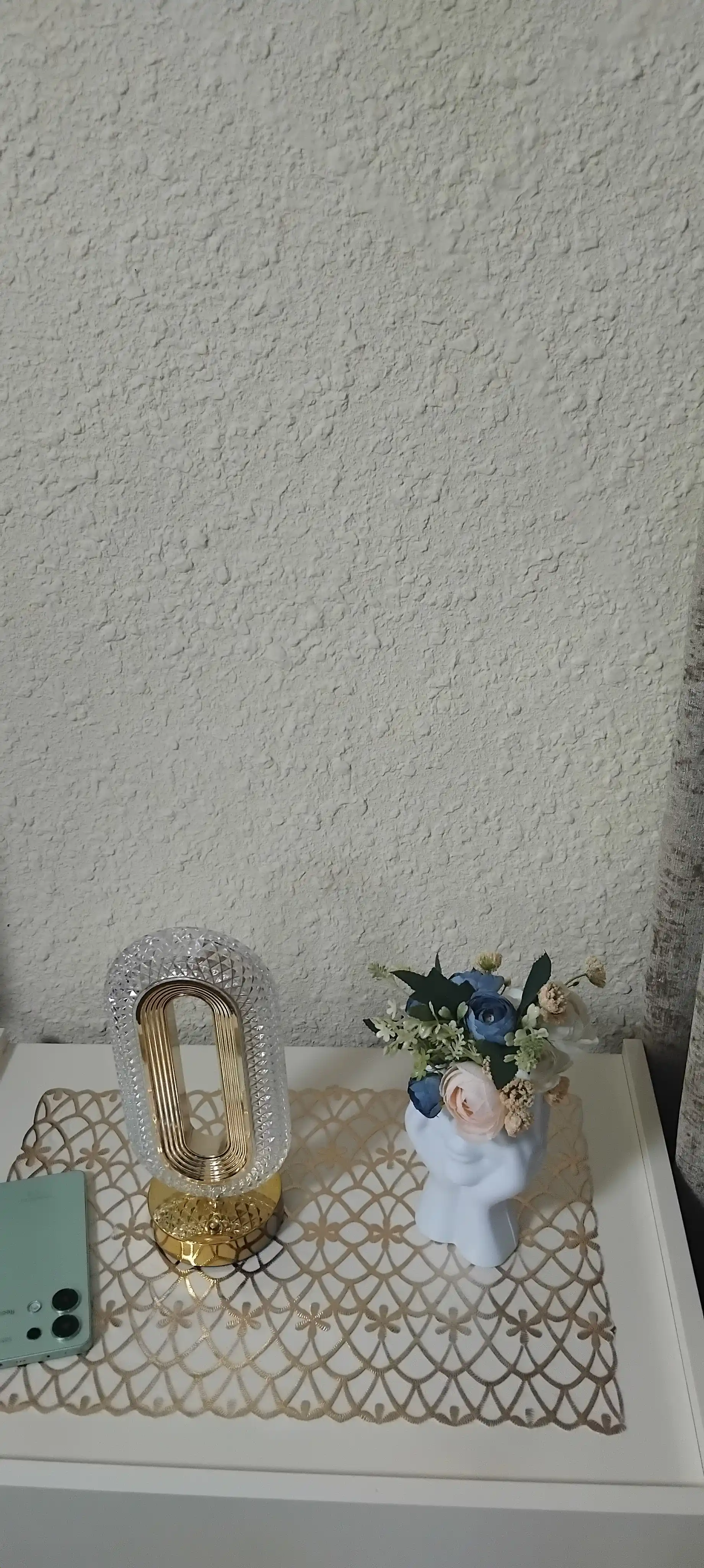 Dekorativ chiroq 3 xil yorug‘lik rejimi, LED lampa, interyer uchun stol chirog‘i