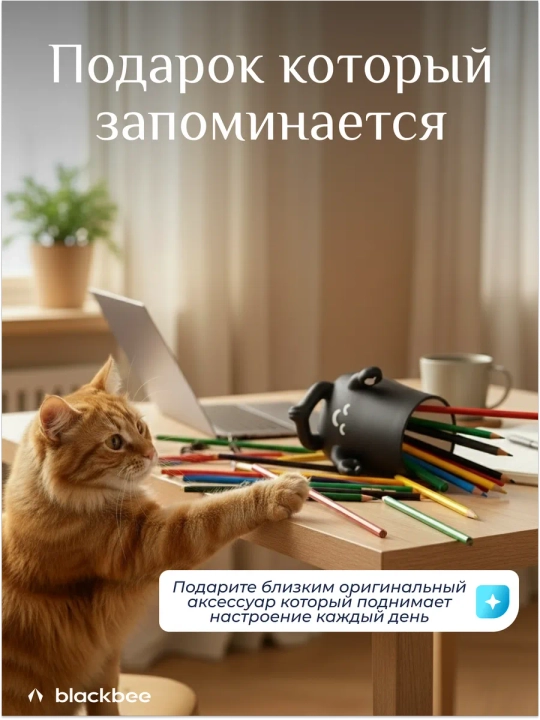 Ofis buyumlari uchun qalam ushlagich tashkilotchisi
