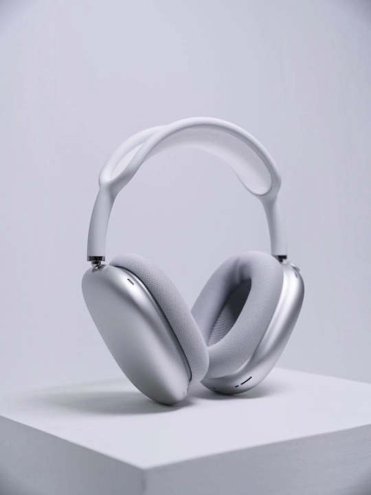 Simsiz Bluetooth quloqchin AirPods Max uslubida, katta naushnik, stereo ovoz, oq va qora - 