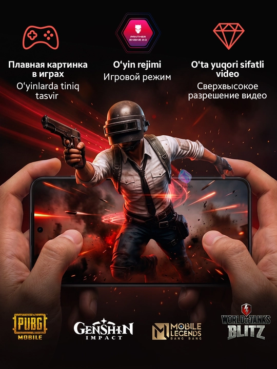 Telefon TECNO POVA 8 5G, o‘yin smartfon 8/256 GB