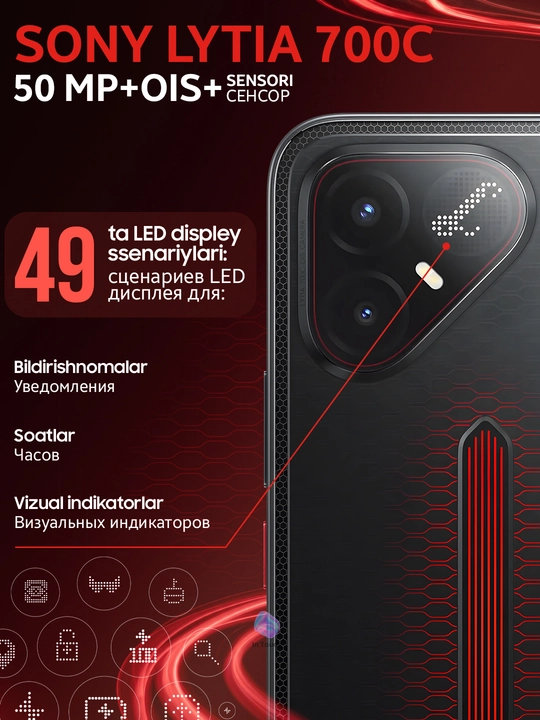 Telefon TECNO POVA 8 5G, o‘yin smartfon 8/256 GB