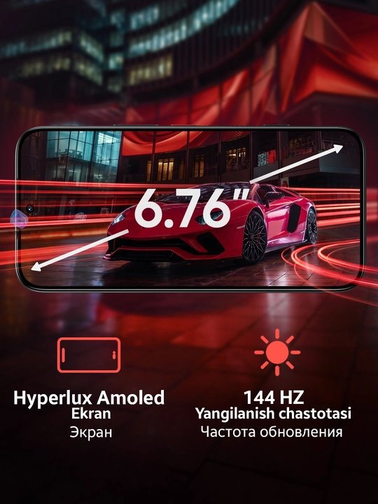 Telefon TECNO POVA 8 5G, o‘yin smartfon 8/256 GB