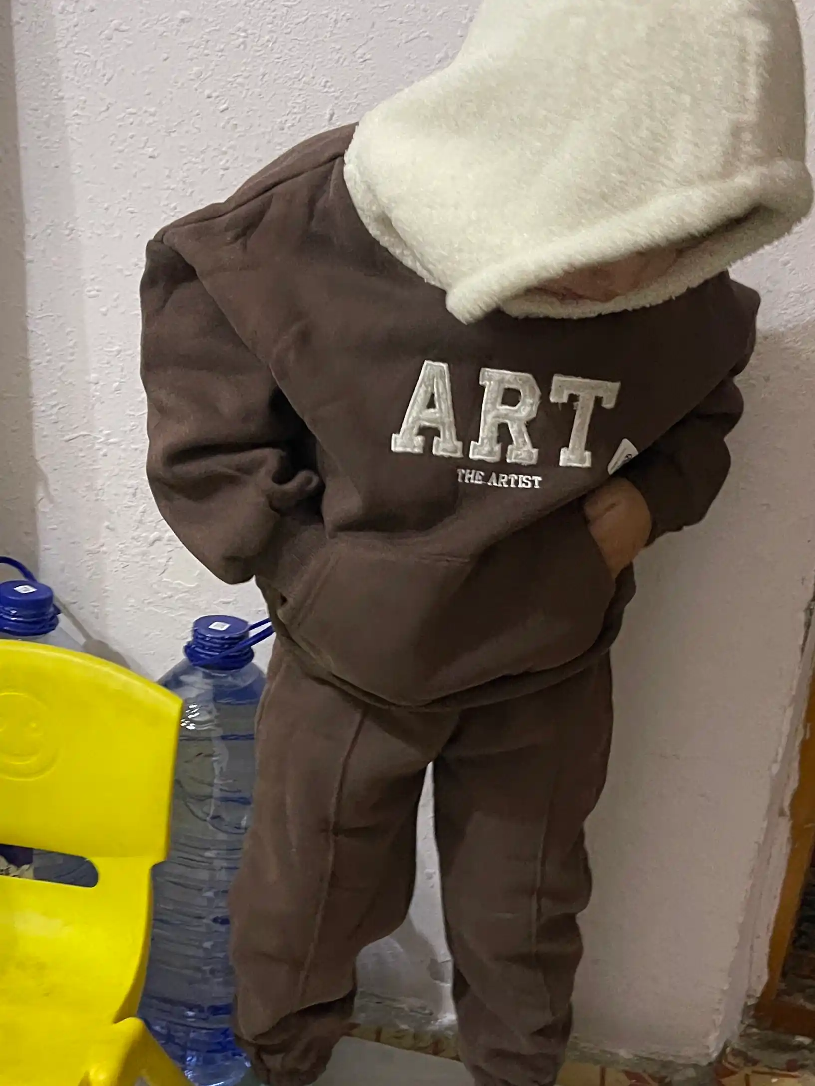 Детский зимний костюм-двойка ART с капюшоном
