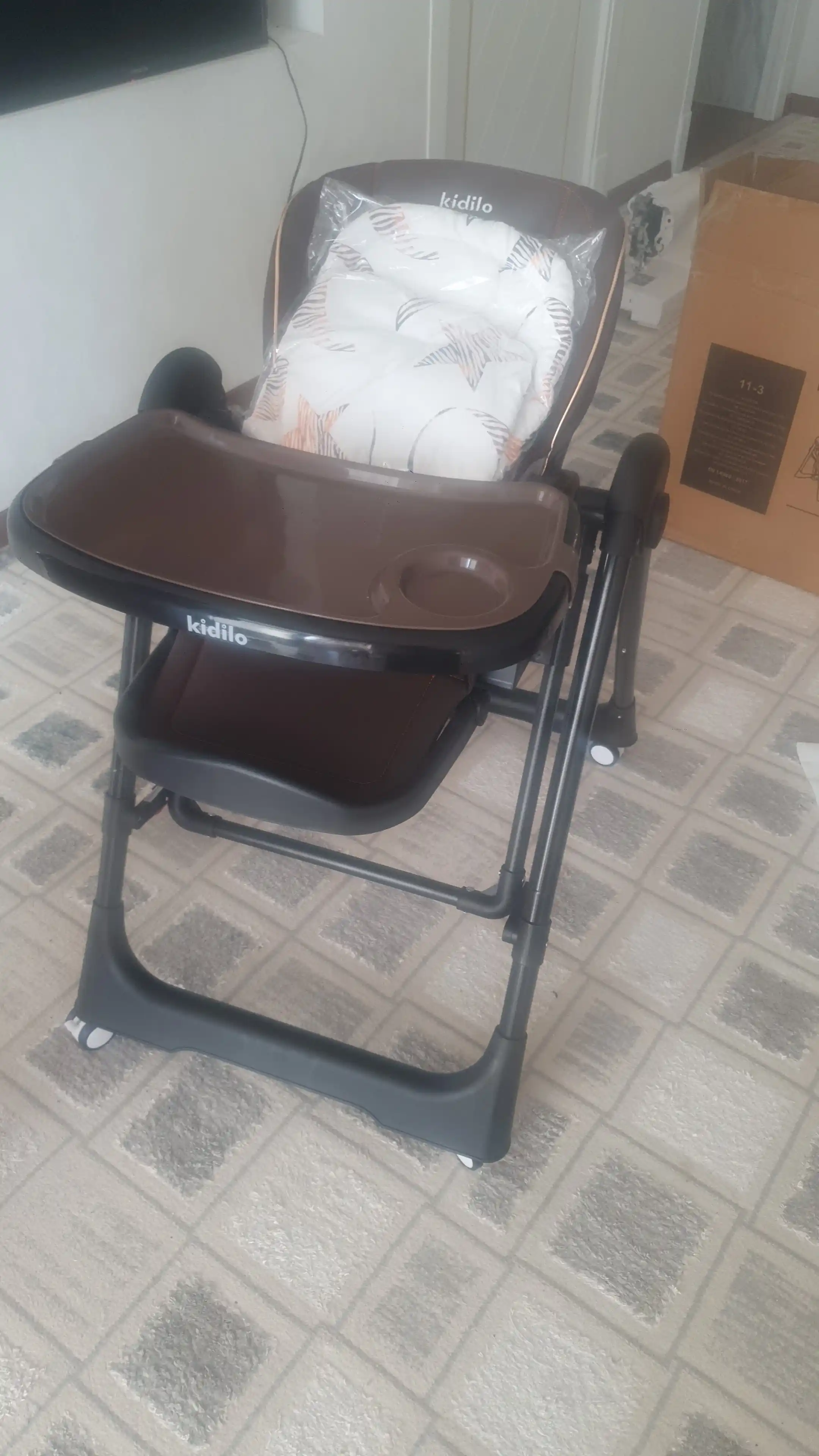 Стульчик для кормления + качели, 2 в 1, kidilo