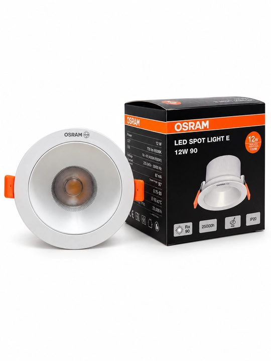 Светильник точечный LED встраиваемый OSRAM Spot Light E, поворотный, потолочный, 4000K, Ra90