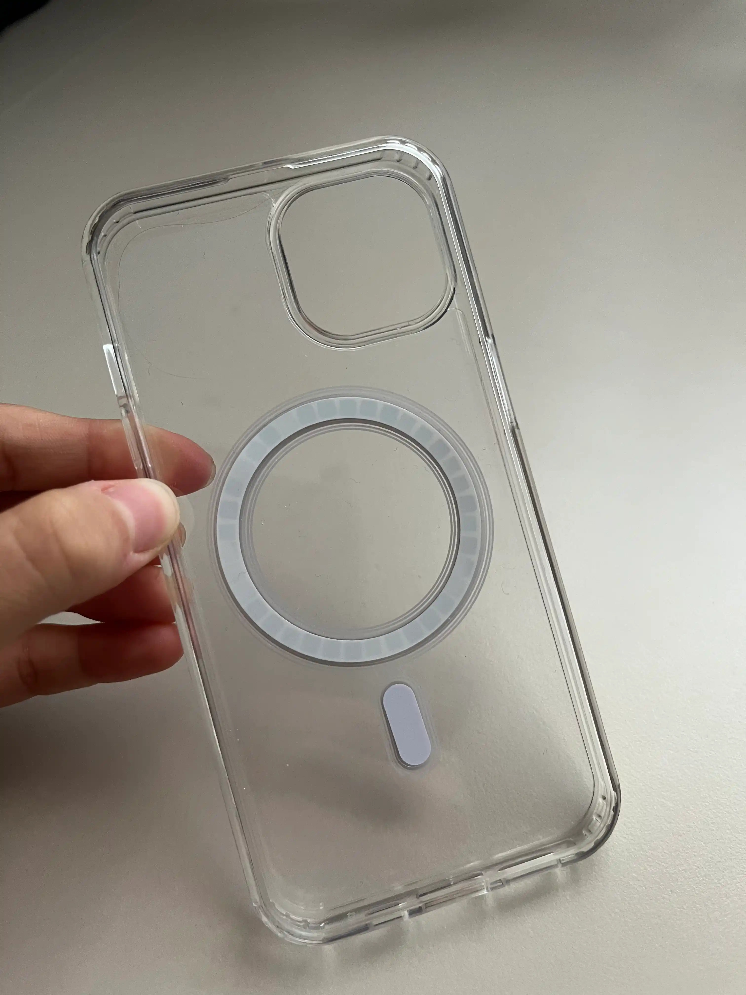 IPhone uchun MagSafe shaffof g‘ilof, Clear Case Magnetic, barcha modellar