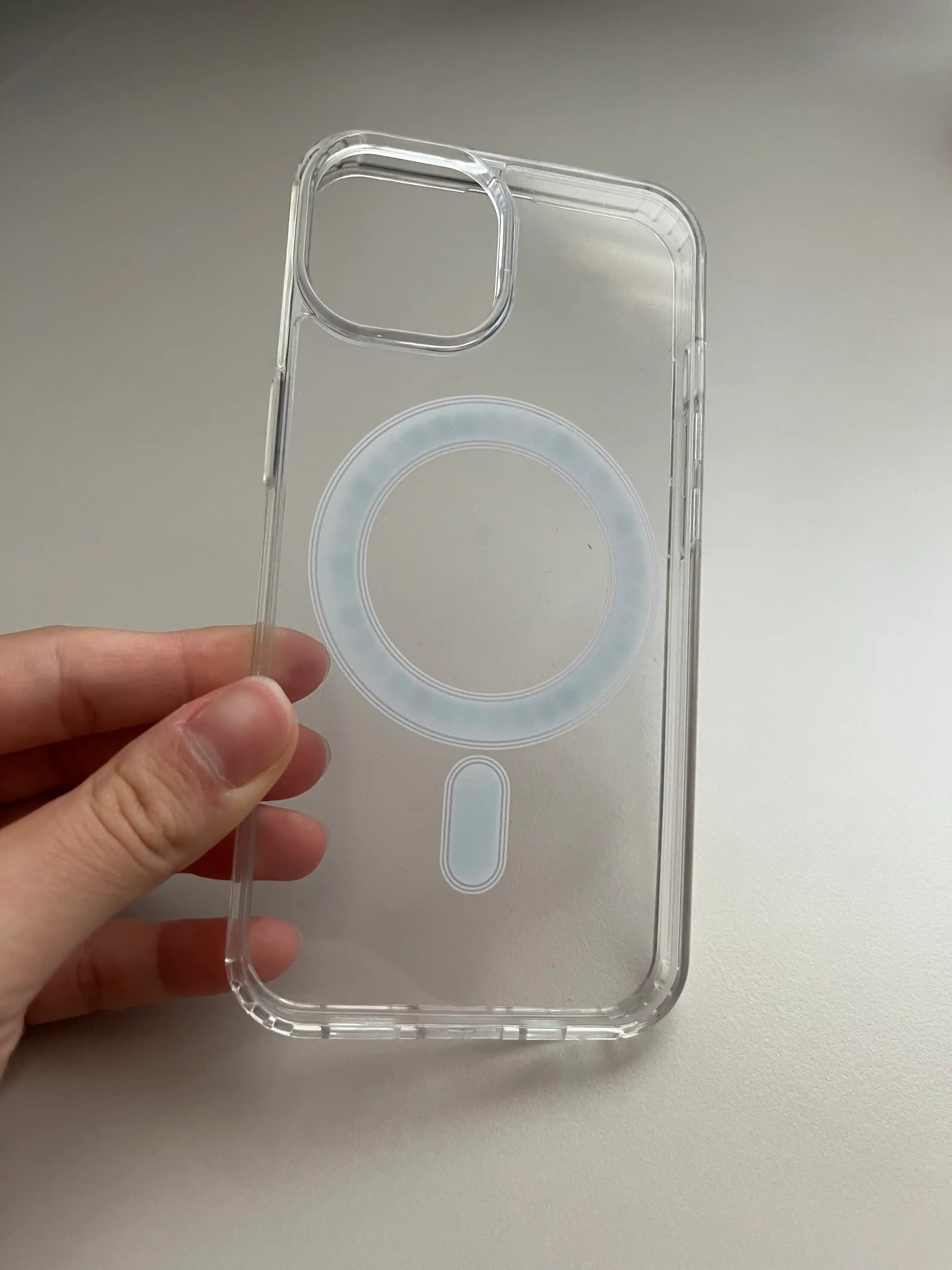 IPhone uchun MagSafe shaffof g‘ilof, Clear Case Magnetic, barcha modellar