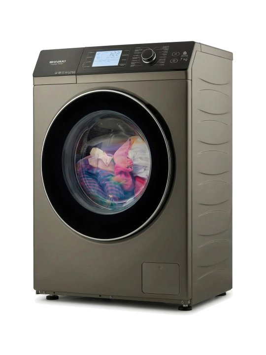 Стиральная машина автомат Shivaki WF70L0505K, 7 кг, отжим 1000 об/мин - 