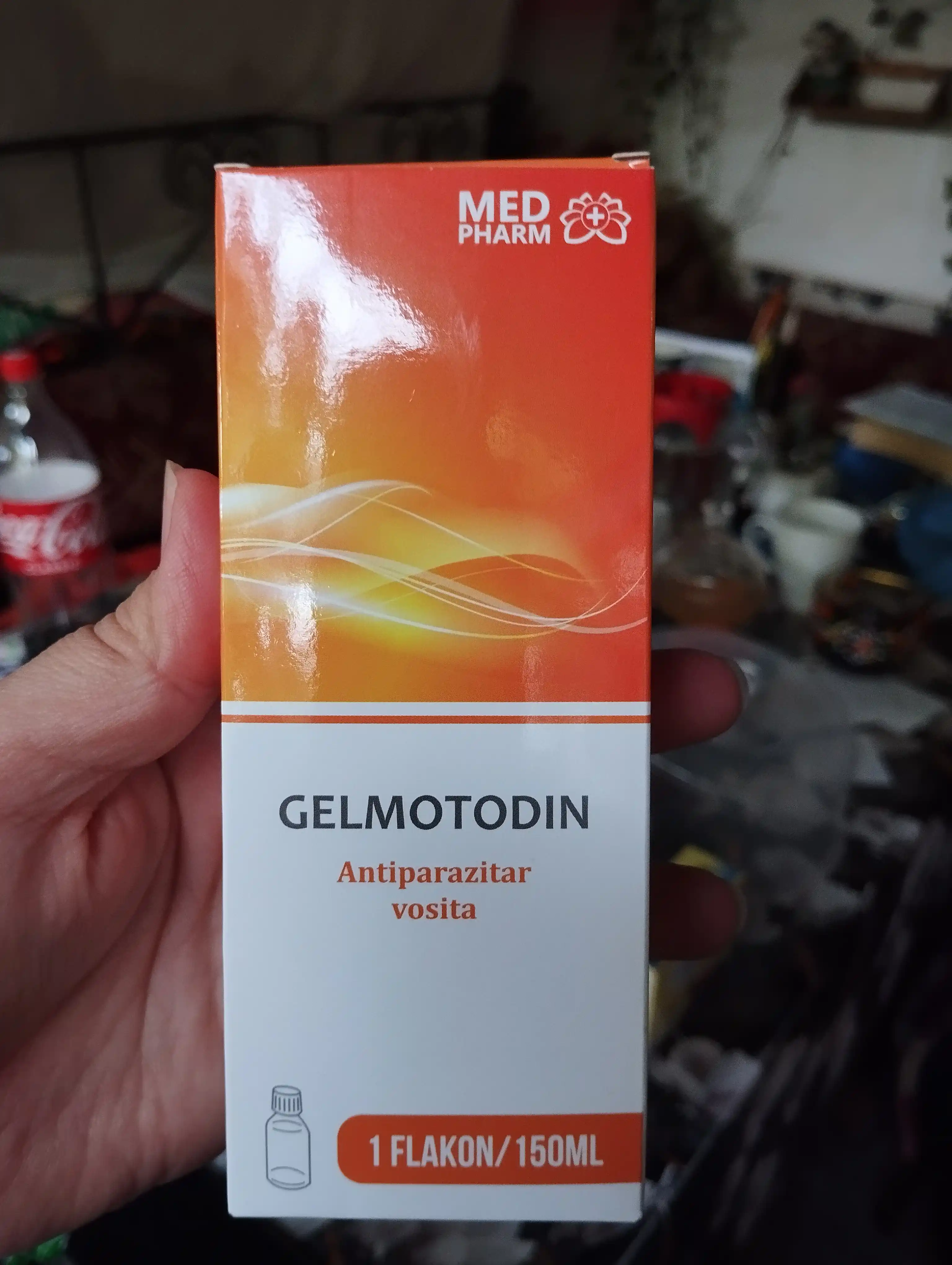 Gelmotodin — parazitlar va gijjalardan himoya qiluvchi tabiiy sirop, 150 ml