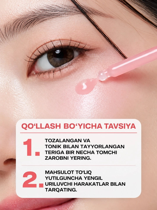 Yuz uchun zardob Medicube PDRN Pink Peptide Serum, peptidlar bilan, 30 ml