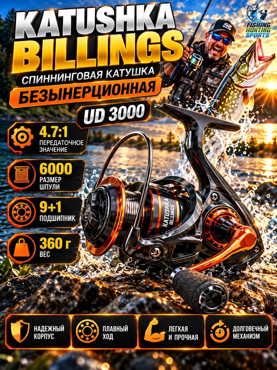 Inertial bo'lmagan g'altak BILLINGS UD4000, UD5000, UD6000 - 
