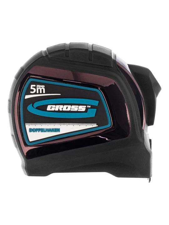 Рулетка GROSS Doppelhaken, 5 м x 25 мм, 31124