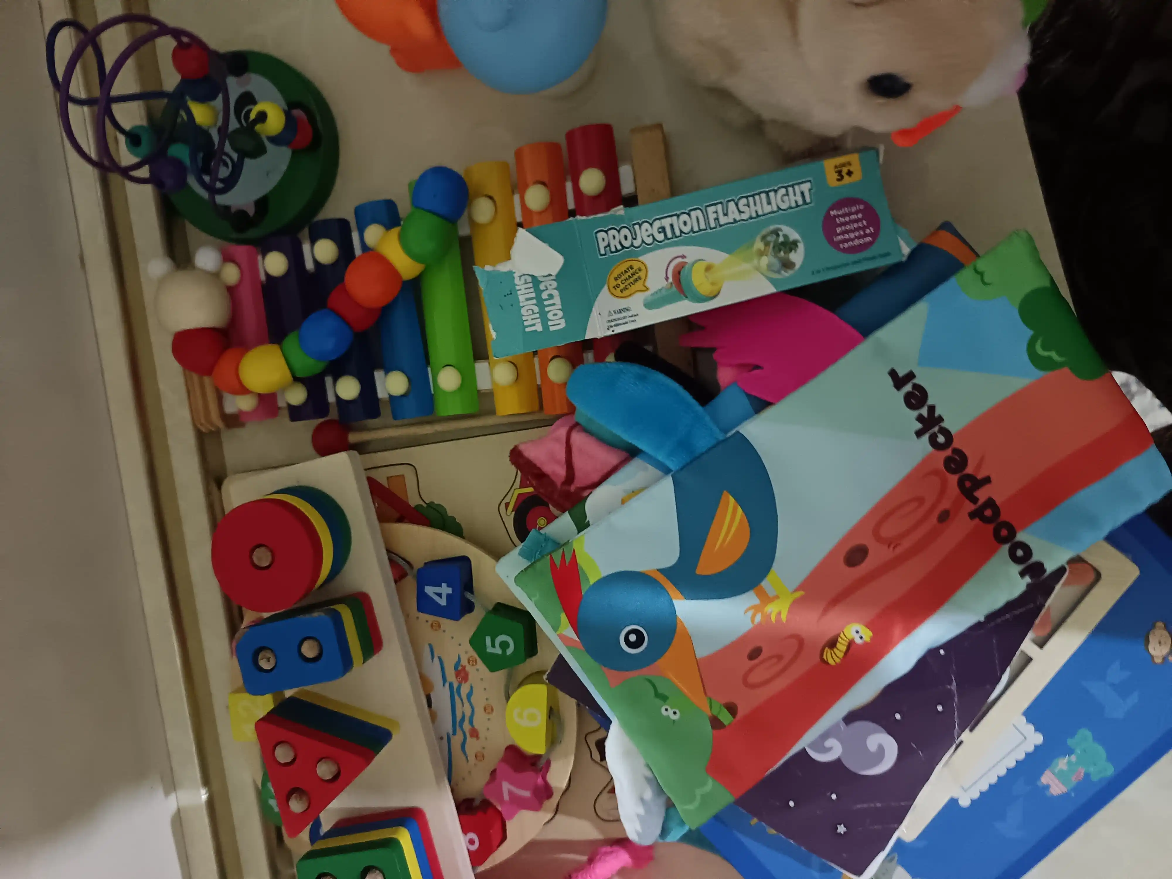 Rivojlantiruvchi yog‘och Montessori va yozishni o'rganish uchun o‘yinchoqlar to'plami