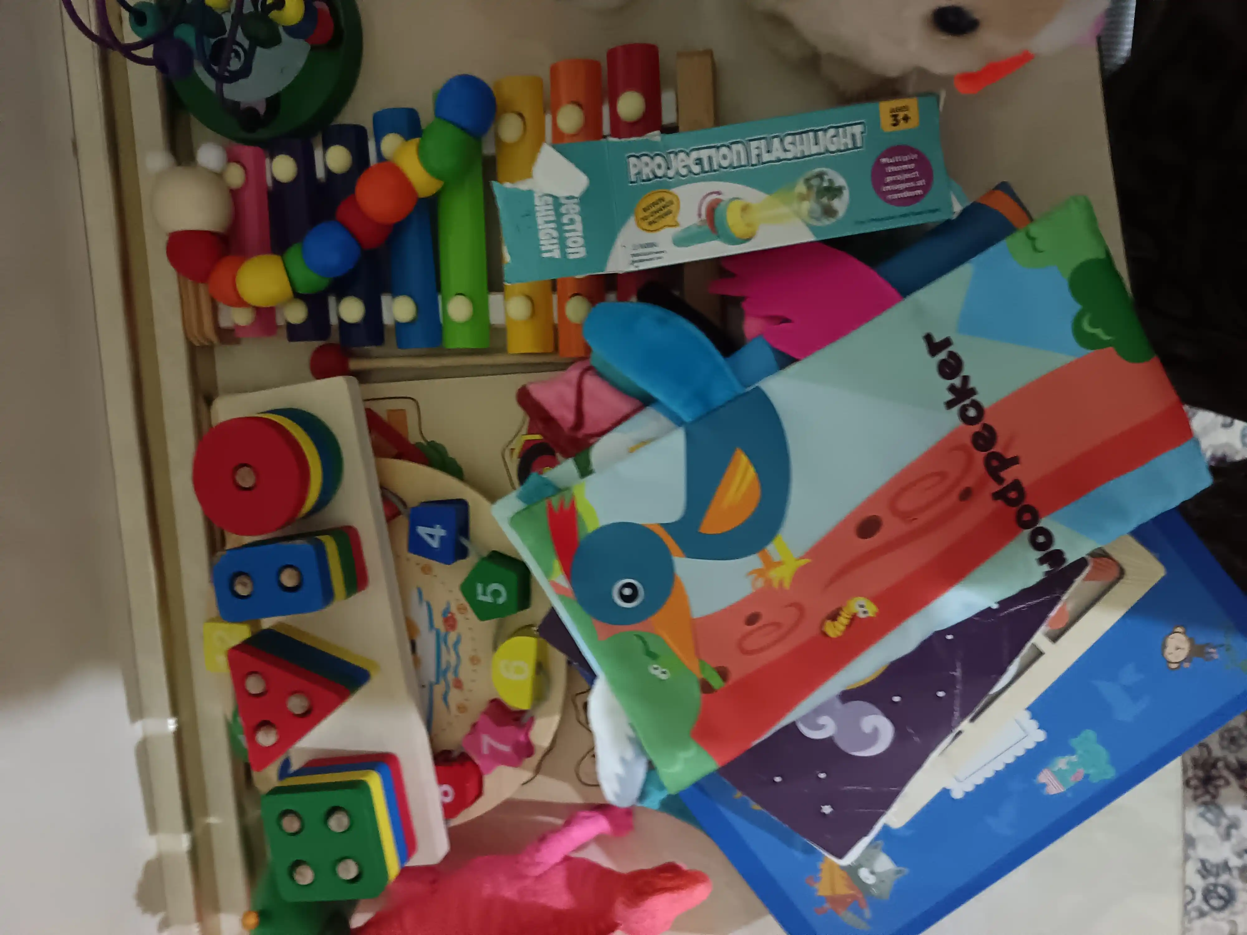 Rivojlantiruvchi yog‘och Montessori va yozishni o'rganish uchun o‘yinchoqlar to'plami