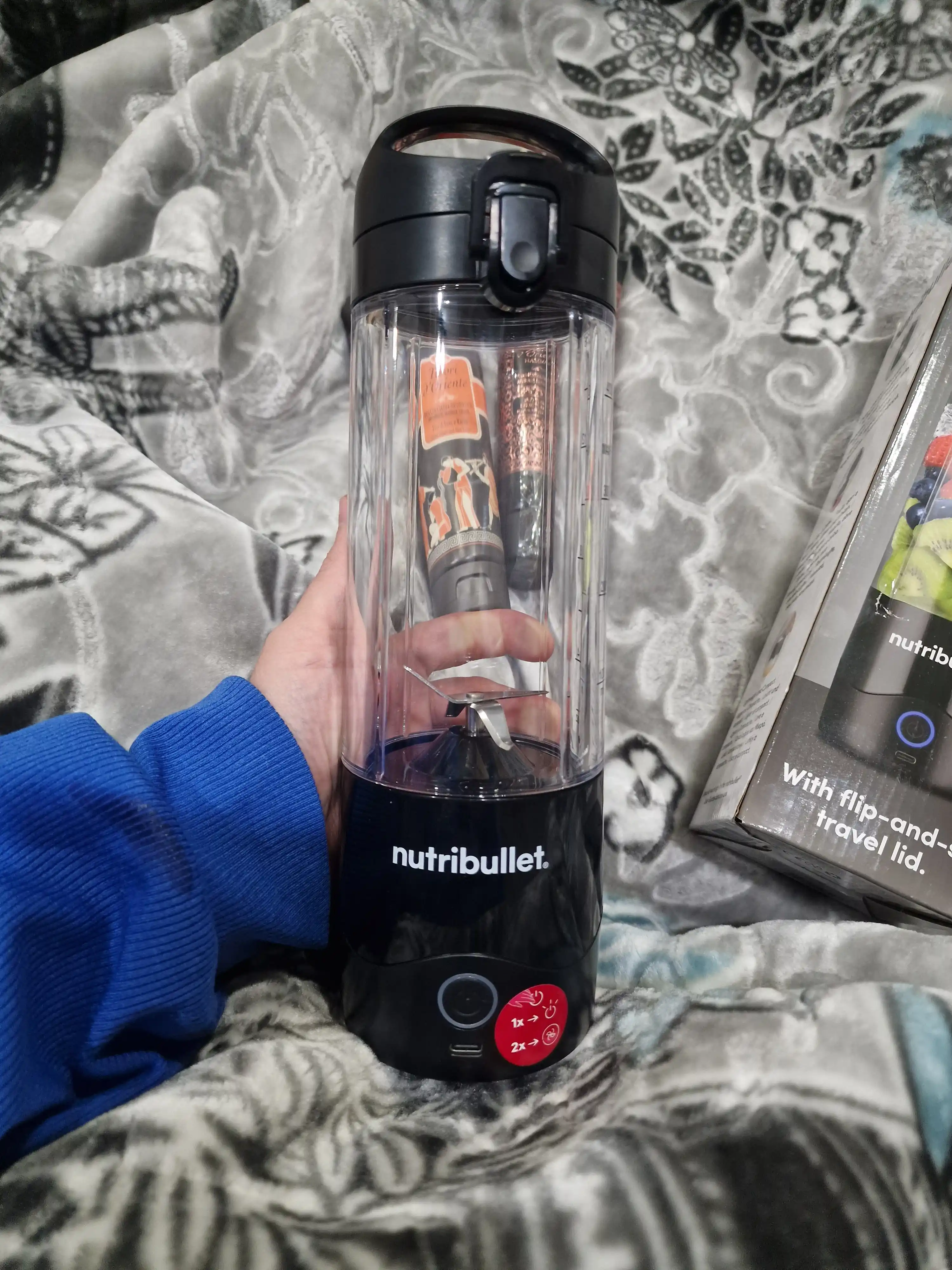 Portativ blender Nutribullet NBP003 smuzi uchun USB-C 475 ml