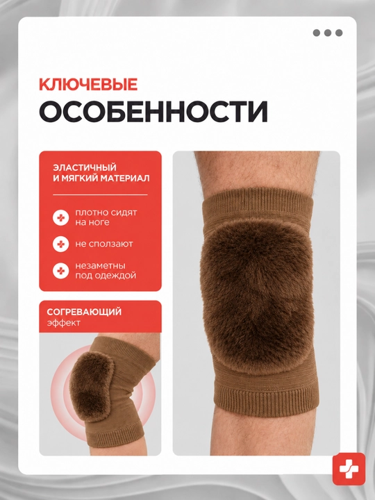 Согревающие эластичные наколенники для коленей, бандаж для коленного сустава, 2 шт