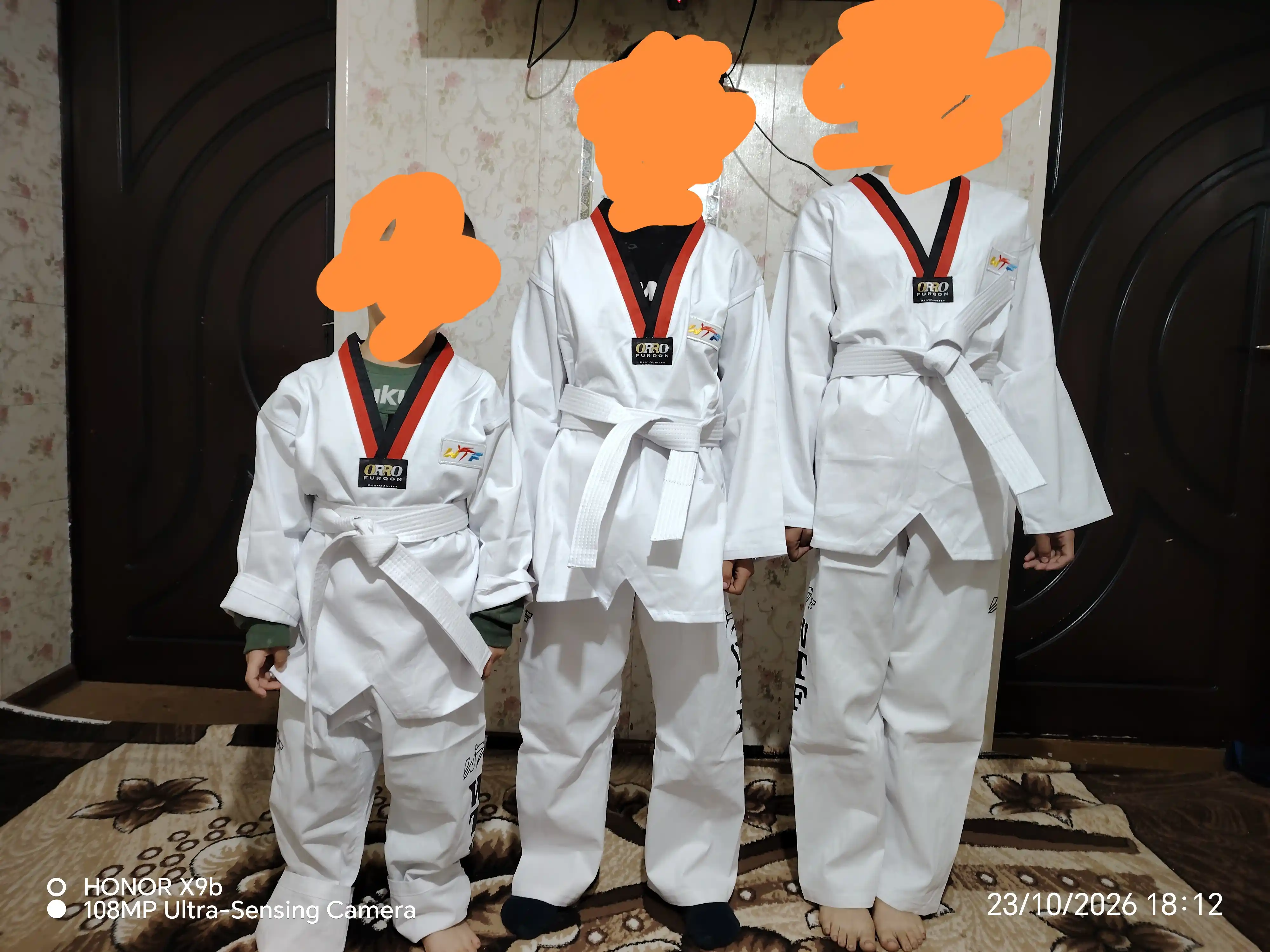 Kimono WTF Taekwondo sport formasi