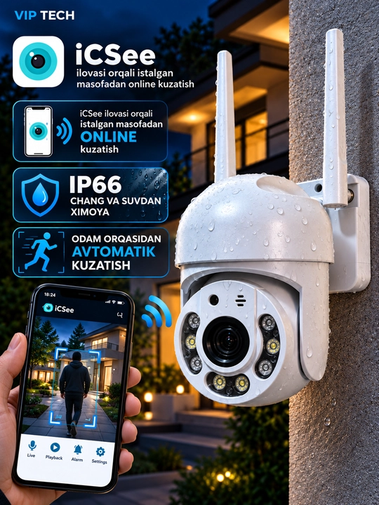360 Smart Wi-Fi Kameralar, Tashqi va Ichki kuzatuv kameralari, Full HD