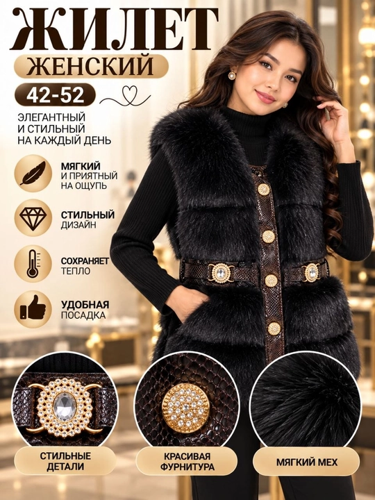 Жилеты для девочек и женщин - 