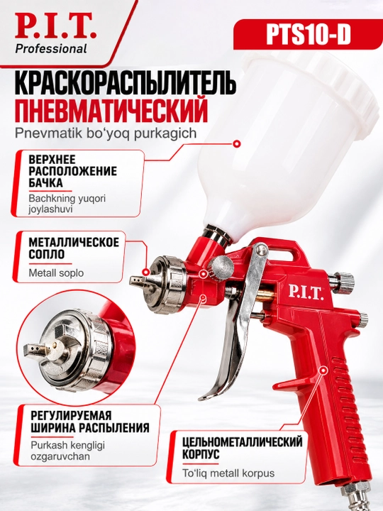P.I.T. PTS10-D pnevmatik asboblar to‘plami