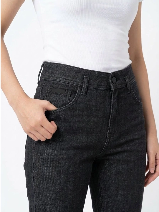 Ayollar uchun jinsi shimlar "Bjeans" Premium Tailored, mukammal bichim, yuqori bel