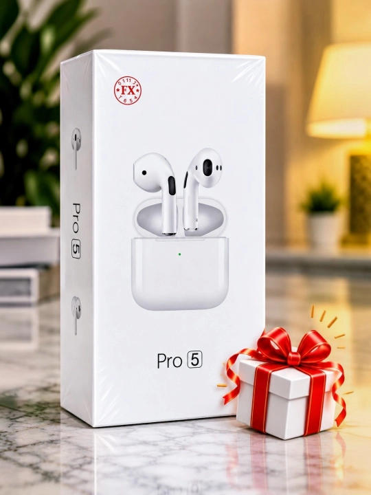 Simsiz Bluetooth quloqchinlar, AirPods, mikrofonli, zaryadlash qutisi bilan, oq