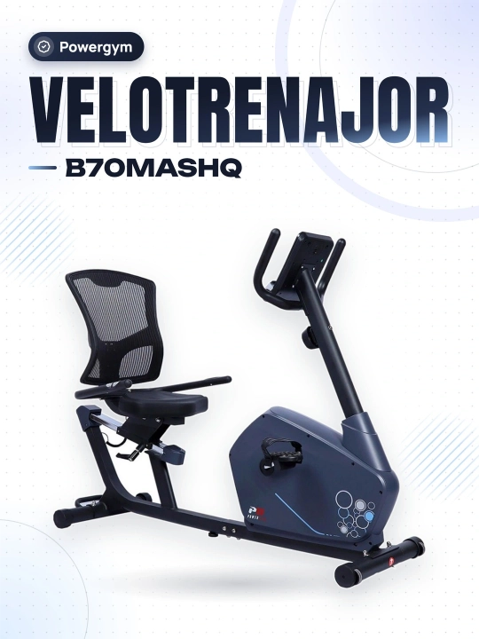 Велотренажер PowerGym B70, для квартиры