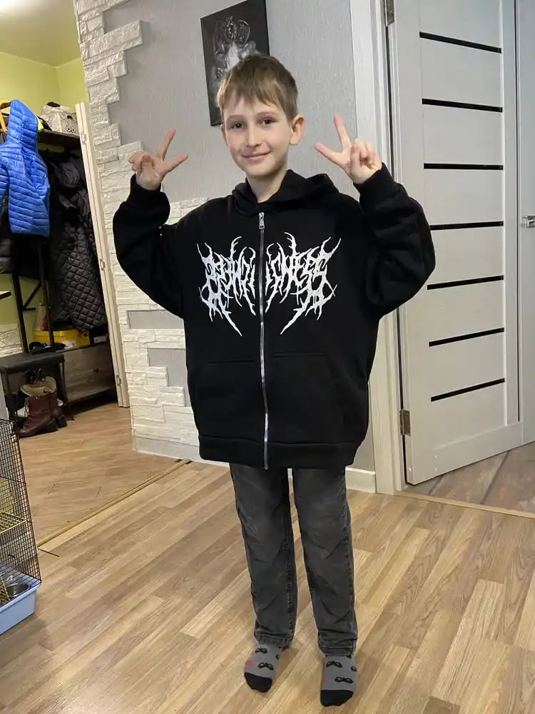 Зип-худи, толстовка YOUNGLA Breathedivinity, кофта унисекс, утепленная, оверсайз