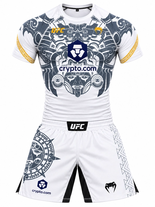 Футболка и шорты UFC для ММА, бокса, фитнеса и тренировок, спортивный комплект