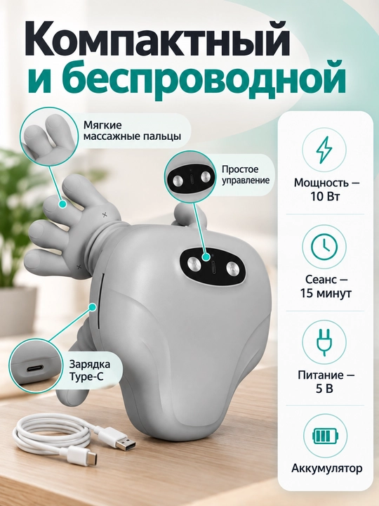 Bo‘yin va yelka uchun massaj apparati