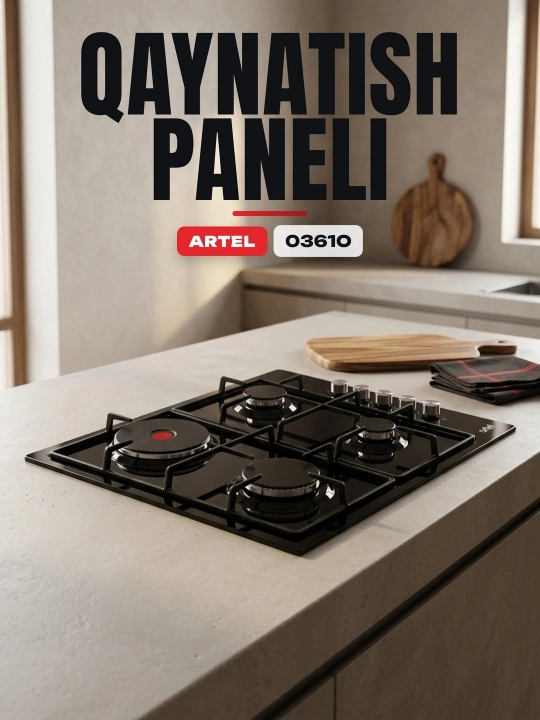 Artel Classico I63-0361 o‘rnatiladigan pishirish paneli, maishiy texnika