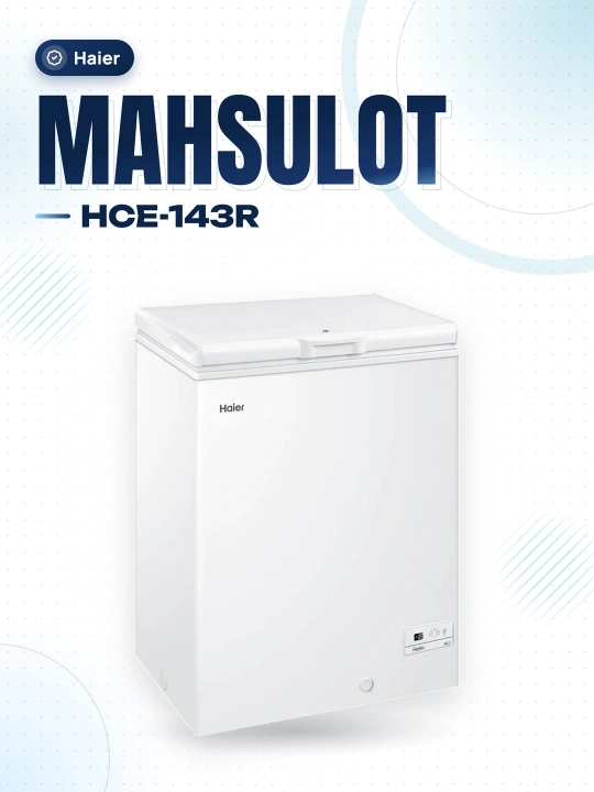 Haier морозильная камера HCE-143R, для дома - 