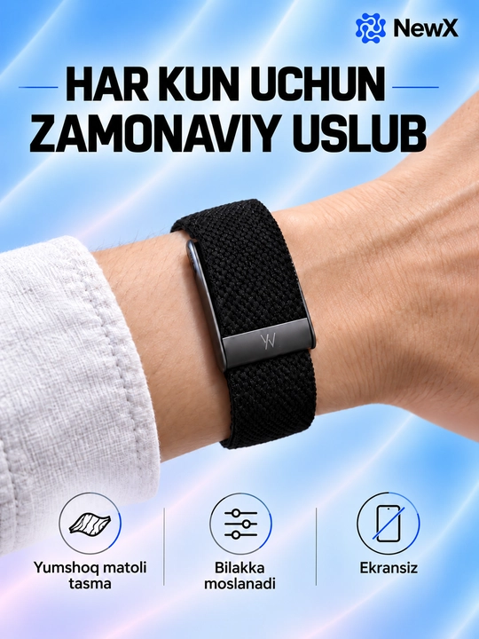 Cмарт-браслет, WP 100+ спортивных режимов, ECG, Bluetooth, IP68, 5ATM