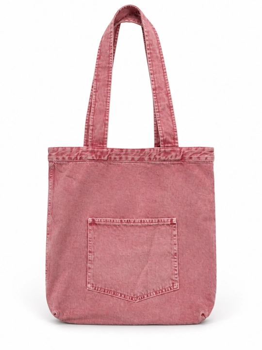 Denim shopper sumka, yelkaga taqiladigan jinsi sumka, kundalik va o‘qish uchun F17 JEANS