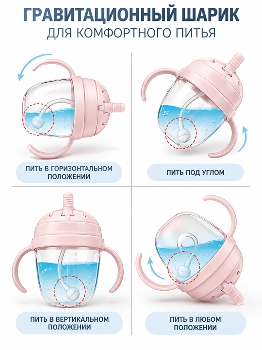 Silikon butilka, tutqich bilan, 150, 250 ml