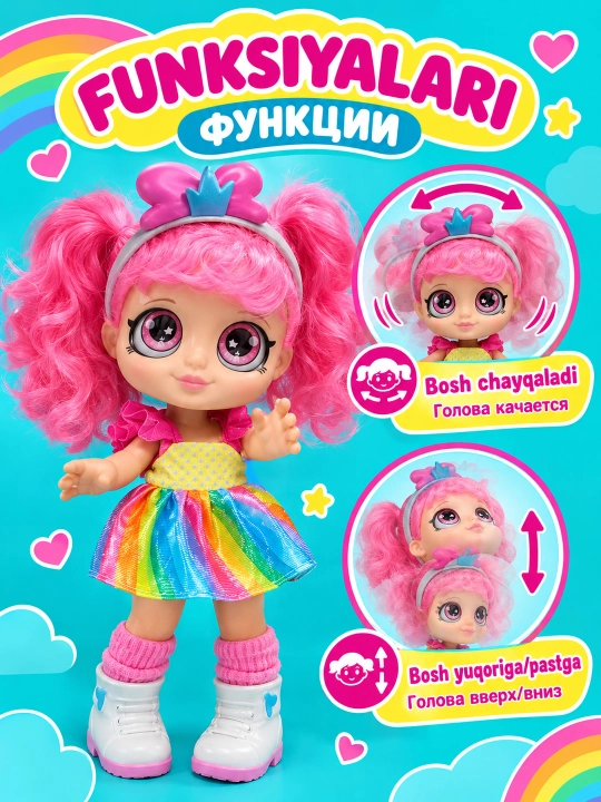 Кукла Kaibibi Baby с расческой и аксессуарами, пупс для девочек, 3+