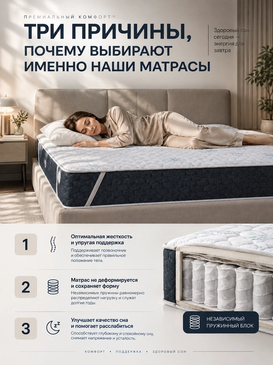Матрас анатомический 22 сантиметра