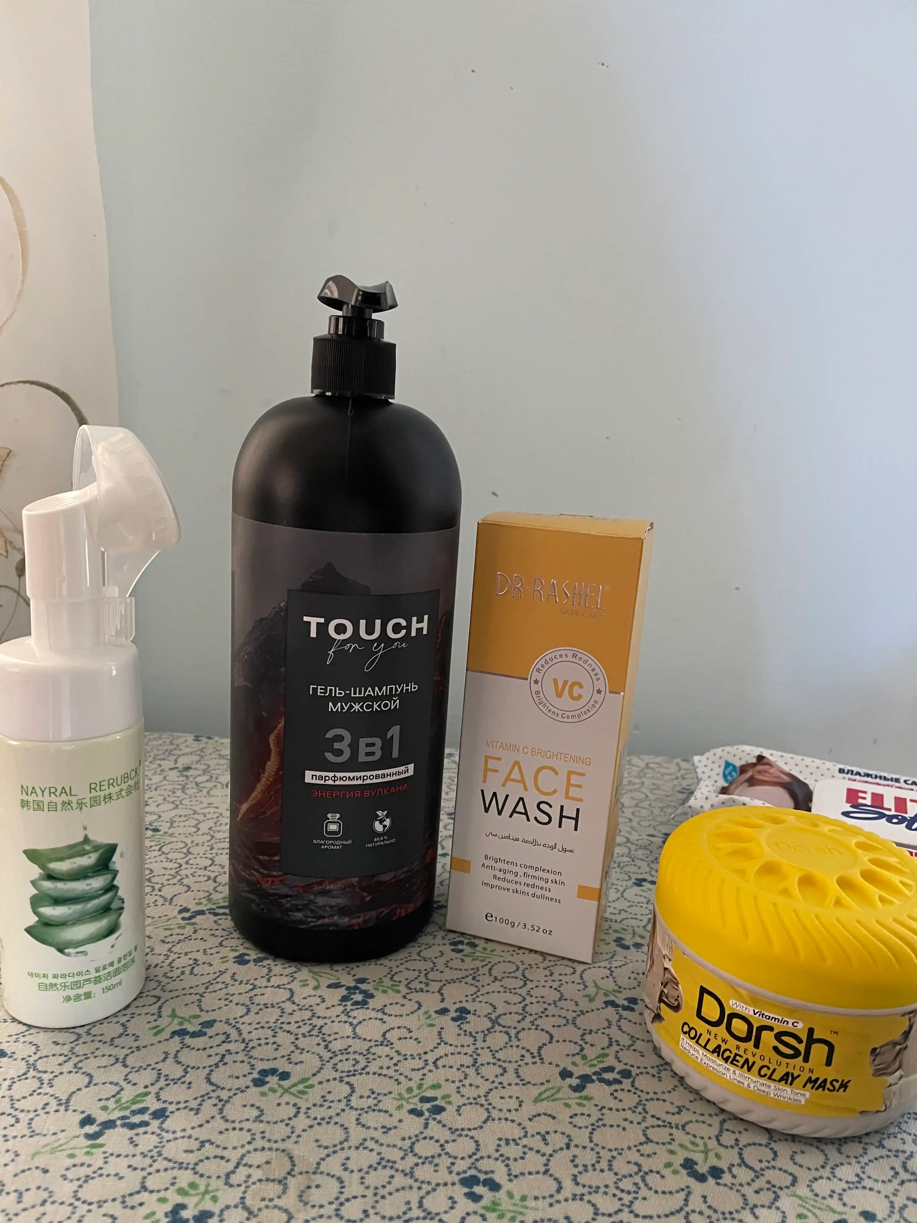 Parfyumlangan erkaklar shampuni, dush uchun gel, VOLCANO ENERGY, Touch For You, 1000 ml