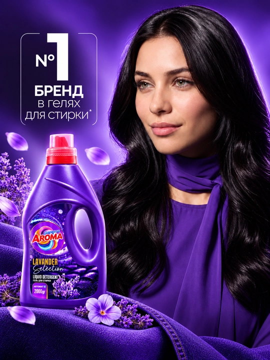 AROMA Universal LAVANDER Selection kir yuvish geli