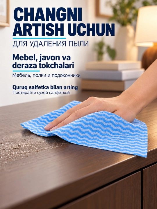 Салфетки для уборки из вискозы, тряпки для кухни и дома, 8 шт., 30×40 см
