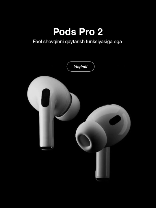 Беспроводные наушники Pods Pro 2