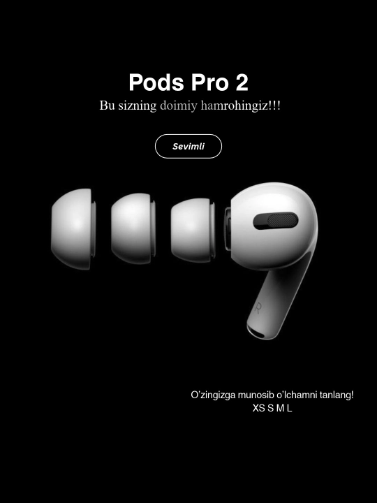 Беспроводные наушники Pods Pro 2