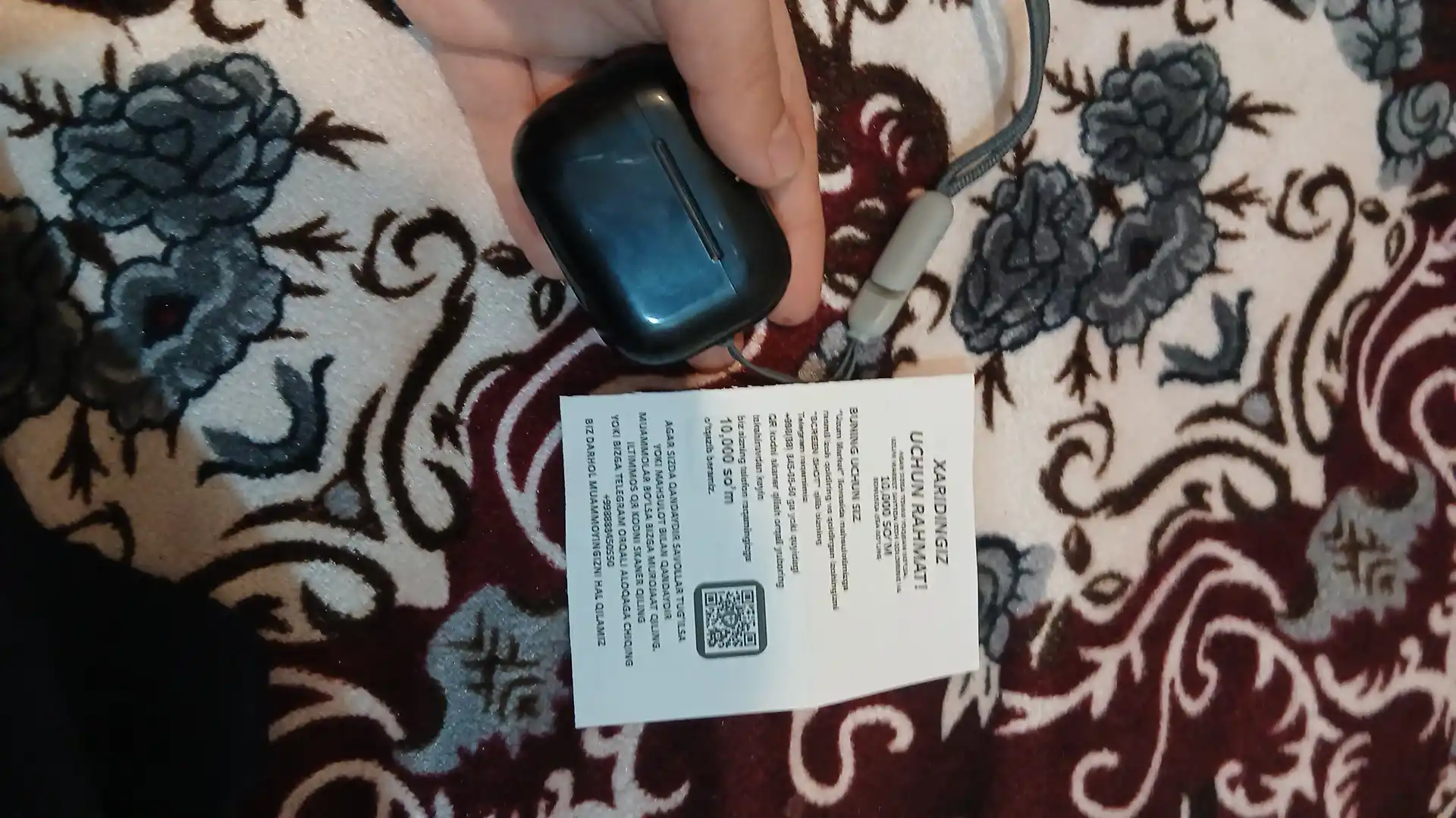 Simsiz quloqchin Pods Pro, sensorli, iPhone va Android uchun naushnik