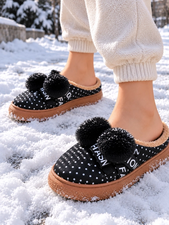 Ayollar qishki mo‘ynali shippaklari 36-41