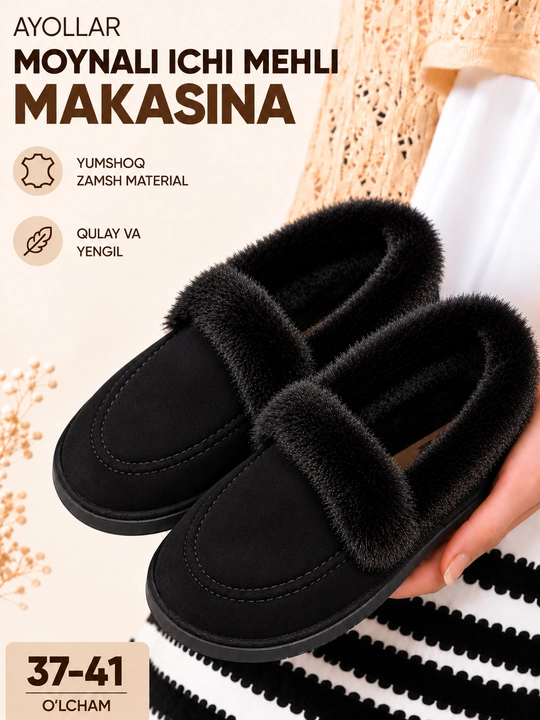 Женские мокасины, модели из замши для осеннего сезона, размеры 37–41