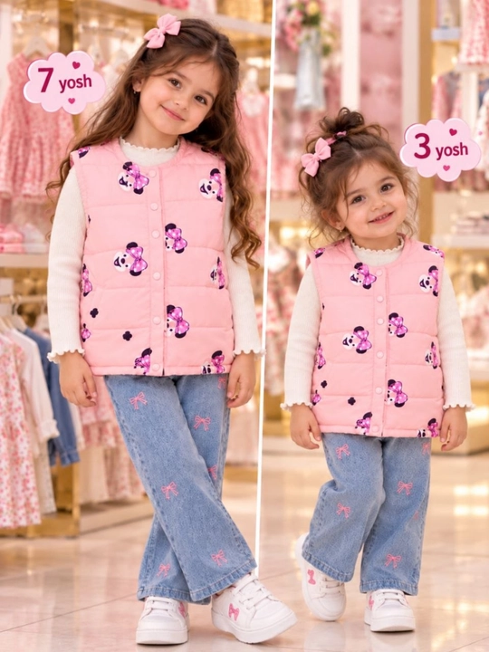 4 yoshdan 8 yoshgacha bo‘lgan qizlar uchun qulay va zamonaviy nimcha - 