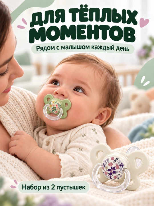 Retty Baby fiziologik sorg'ichlar to'plami 2 dona, konteyneri bilan
